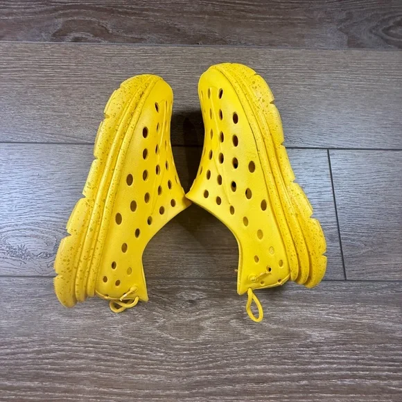 Kane Revive Active Recovery Shoe Yellow Women's Size 8 Perforated Washable - Picture 5 of 8